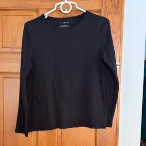 Talbots size large Black Long Sleeve Shirt